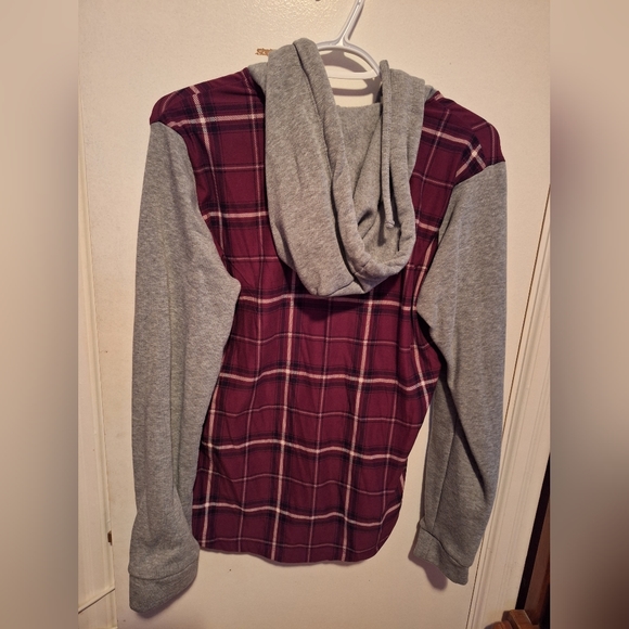 Ardenes plaid shirt/sweater combo - Picture 2 of 4